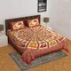 Maroon__Jaipuri bedsheet